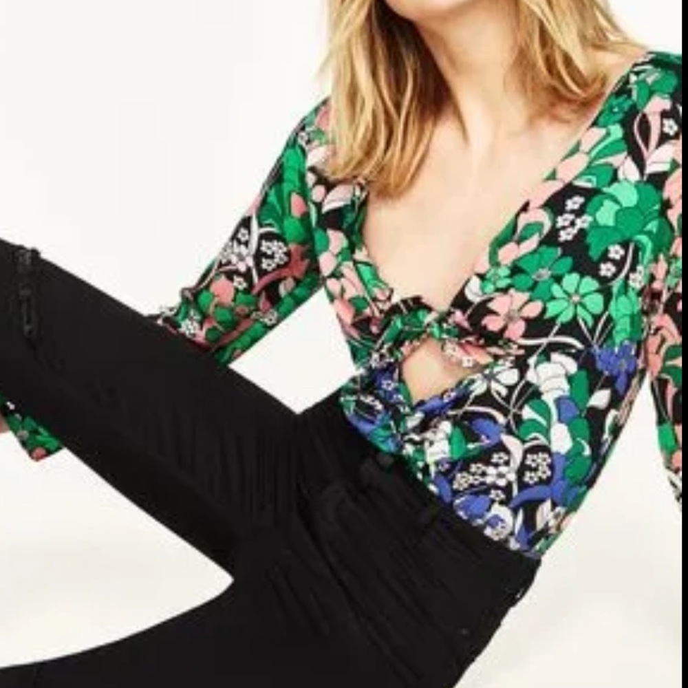 Zara Floral Bodysuit